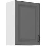 Stilo 1f kuhinjski element 1 vrata 50x31x72 cm tamno siva/bijela