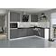Stilo 1f kuhinjski element 1 vrata 50x31x72 cm tamno siva/bijela,3