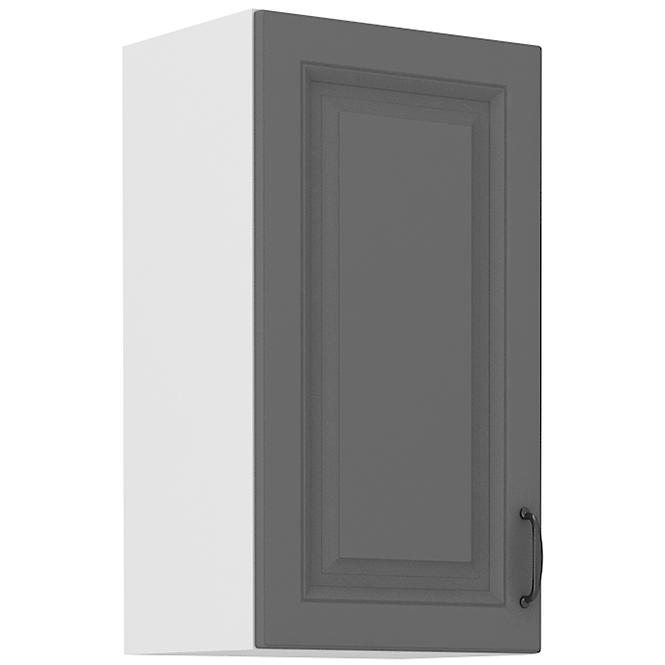 Stilo 1f kuhinjski element 1 vrata 40x31x72 cm tamno siva/bijela