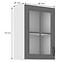 Stilo 1f kuhinjski element 1 vrata 40x31x72 cm tamno siva/bijela,2