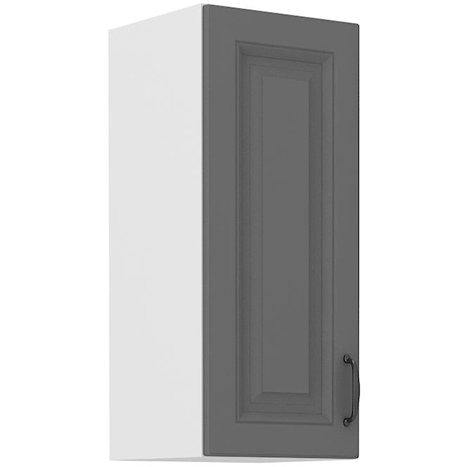 Stilo 1f kuhinjski element 1 vrata 30x31x72 cm tamno siva/bijela