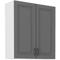 Stilo 2f kuhinjski element 2 vrata 80x31x90 cm tamno siva/bijela
