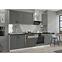 Stilo 2f kuhinjski element 2 vrata 80x31x90 cm tamno siva/bijela,5