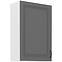 Stilo 1f kuhinjski element 1 vrata 60x31x90 cm tamno siva/bijela