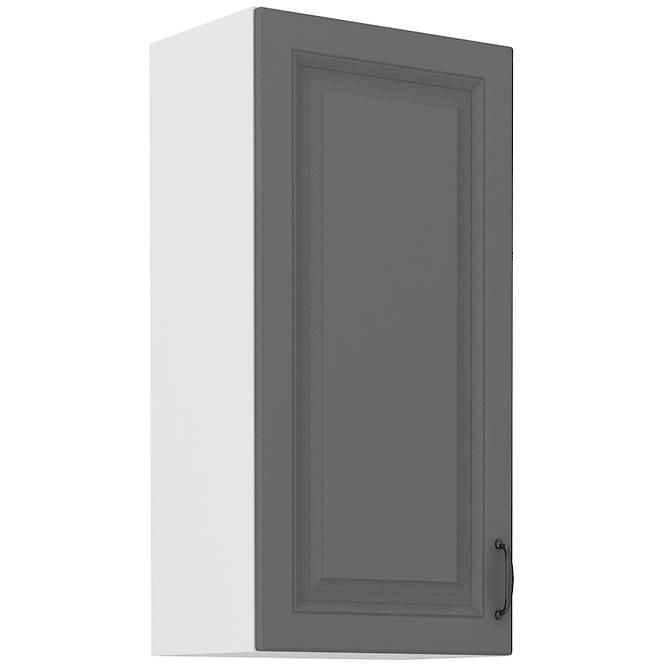 Stilo 1f kuhinjski element 1 vrata 45x31x90 cm tamno siva/bijela