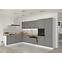 Stilo 1f kuhinjski element 1 vrata 40x31x90 cm tamno siva/bijela,4