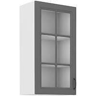 Stilo 1f kuhinjski element 1 vrata 40x31x90 cm tamno siva/bijela