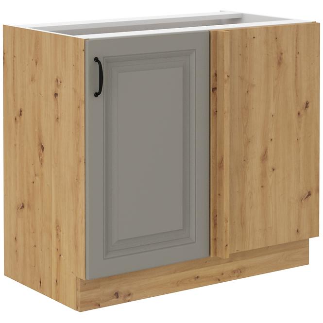 Stilo 105 nd 1f bb kuhinjski element 1 vrata 90x52x82 cm siva/ natur (artisan hrast)