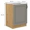 Stilo 60d 1f bb kuhinjski element 1 vrata 60x52x82 cm siva/ natur (artisan hrast),2