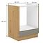 Stilo 60dg bb kuhinjski element  60x52x82 cm siva/ natur (artisan hrast),2