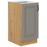 Stilo  40d 1f bb kuhinjski element 1 vrata 40x52x82 cm siva/ natur (artisan hrast)