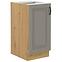 Stilo  40d 1f bb kuhinjski element 1 vrata 40x52x82 cm siva/ natur (artisan hrast)