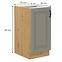Stilo  40d 1f bb kuhinjski element 1 vrata 40x52x82 cm siva/ natur (artisan hrast),2