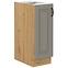 Stilo 30d cargo bb kuhinjski element 1 vrata 30x52x82 cm siva/ natur (artisan hrast)