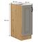 Stilo 30d cargo bb kuhinjski element 1 vrata 30x52x82 cm siva/ natur (artisan hrast),2