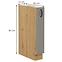 Stilo 15d cargo bb kuhinjski element 1 vrata 15x52x82 cm siva/ natur (artisan hrast),2