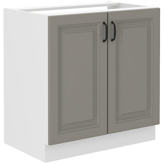 Stilo 80 PLN 2f bb kuhinjski element 2 vrata 80x52x82 cm siva/bijela