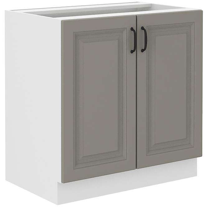 Stilo 80d 2f bb kuhinjski element 2 vrata 80x52x82 cm siva/bijela