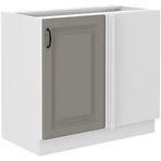 Stilo nd 1f bb kuhinjski element 1 vrata 90x52x82 cm siva/bijela