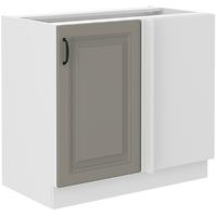 Stilo nd 1f bb kuhinjski element 1 vrata 90x52x82 cm siva/bijela