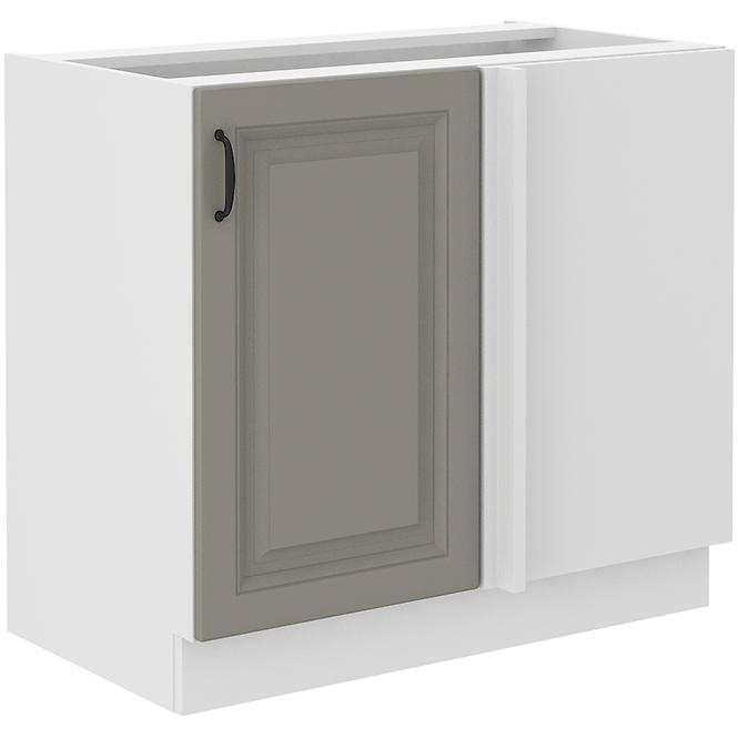 Stilo nd 1f bb kuhinjski element 1 vrata 90x52x82 cm siva/bijela