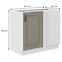 Stilo nd 1f bb kuhinjski element 1 vrata 90x52x82 cm siva/bijela,2