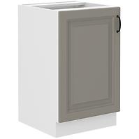 Stilo 50 PLN 1f bb kuhinjski element 1 vrata 50x52x82 cm siva/bijela