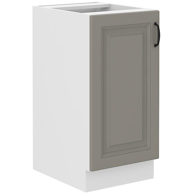 Stilo  40d 1f bb kuhinjski element 1 vrata 40x52x82 cm siva/bijela