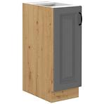 Stilo 30d cargo bb kuhinjski element 1 vrata 30x52x82 cm tamno siva/ natur (artisan hrast)