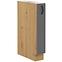 Stilo 15d cargo bb kuhinjski element 1 vrata 15x52x82 cm tamno siva/ natur (artisan hrast)