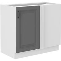 Stilo 105 nd 1f bb kuhinjski element 1 vrata 90x52x82 cm tamno siva/bijela
