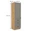 Stilo 3s 1f kuhinjski element 1 vrata+3 ladice 60x57x210 cm siva/ natur (artisan hrast),2