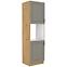Stilo 2f kuhinjski element 2 vrata 60x57x210 cm siva/ natur (artisan hrast)