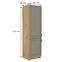 Stilo 2f kuhinjski element 2 vrata 60x57x210 cm siva/ natur (artisan hrast),2