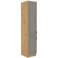 Stilo 2f kuhinjski element 2 vrata 40x57x210 cm siva/ natur (artisan hrast)