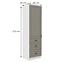 Stilo 3s 1f kuhinjski element 1 vrata+ 3 ladice 60x57x210cm siva/bijela,2