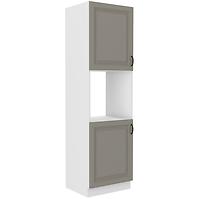 Stilo 2f kuhinjski element 2 vrata 60x57x210cm siva/bijela