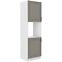 Stilo 2f kuhinjski element 2 vrata 60x57x210cm siva/bijela