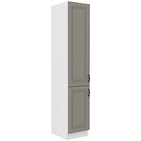 Stilo 2f kuhinjski element 2 vrata 40x57x210 cm  siva/bijela