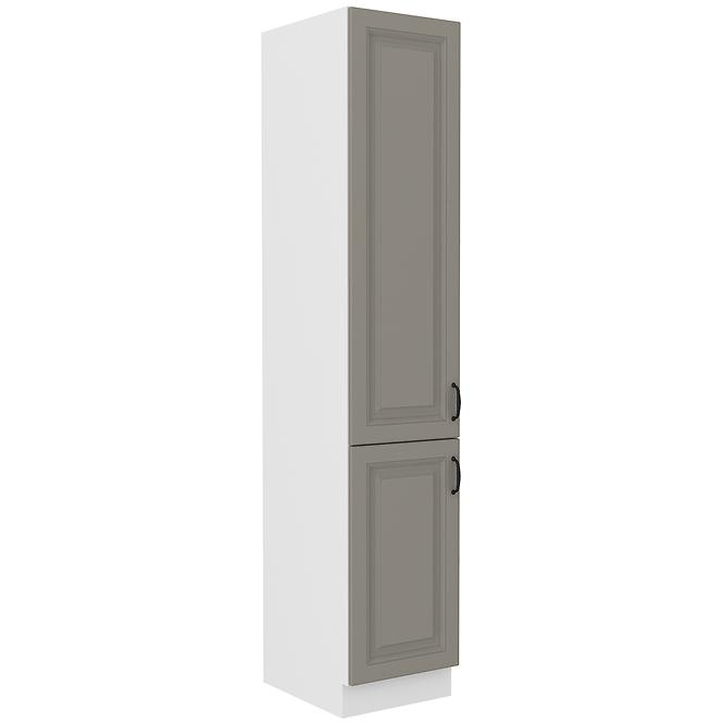 Stilo 2f kuhinjski element 2 vrata 40x57x210 cm  siva/bijela