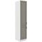 Stilo 2f kuhinjski element 2 vrata 40x57x210 cm  siva/bijela
