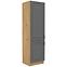 Stilo 2f kuhinjski element 2 vrata 60x57x210cm tamno siva/ natur (artisan hrast)