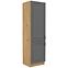 Stilo 2f kuhinjski element 2 vrata 60x57x210cm tamno siva/ natur (artisan hrast)