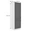 Stilo 2f kuhinjski element 2 vrata 60x57x210 cm tamno siva/bijela,2