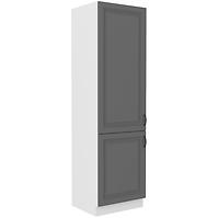 Stilo 2f kuhinjski element 2 vrata 60x57x210 cm tamno siva/bijela