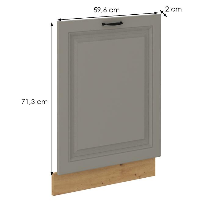 Stilo kuhinjska fronta 59,6x2x71,3 cm siva/natur (artisan hrast)