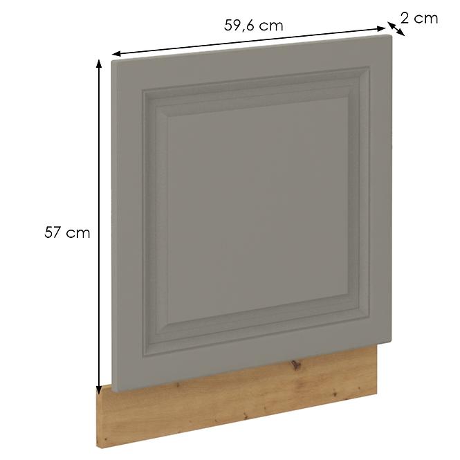 Stilo kuhinjska fronta 59,6x2x57 cm siva/natur (artisan hrast)