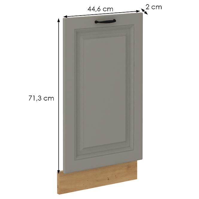 Stilo kuhinjska fronta 44,6x2x71,3 cm siva/natur (artisan hrast)
