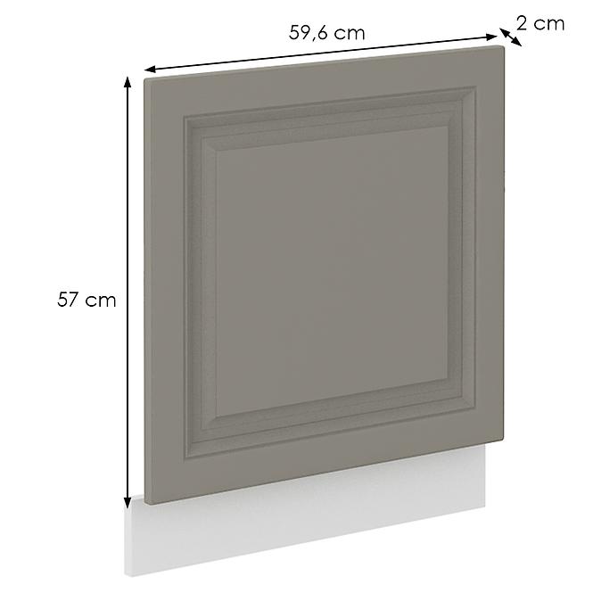 Stilo kuhinjska fronta 59,6x2x57 cm siva/bijela