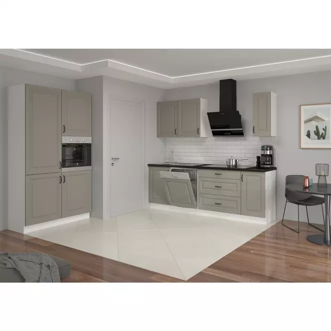 Stilo kuhinjska fronta 59,6x2x57 cm siva/bijela